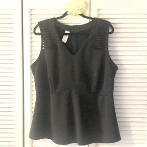 Simply Emma Black Blouse 1X